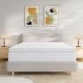 thumbnail image 2 of EGOHOME 4 inch King Size Memory Foam Mattress Topper, Cooling Gel, Removable Cover, Non-Slip Design, 2 of 11