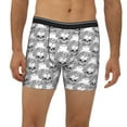 thumbnail image 2 of Men'S Boxer Briefs, Skull Soft And Breathable Mens Underwear Boxer Briefs With Widen Waist, 2 of 2