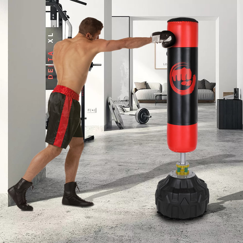 Details about   Workout Equipment For Men Heavy Training Bag Stand Kick Wall Mount Boxing Chain 