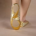 thumbnail image 4 of Wholesale Ballet Shoes For Girls Basic Sequin PU Half Sole Stretch Slip-on Women's Lyrical Dance Shoe Soft Belly Dancing Shoes, 4 of 6
