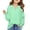 Light Green, variant on KVPLBQFD Long Sleeve Tops Pack Top Christmas Gifts 2025 for Kids Cute Shirts Y2k Childrens Clothes Girls Size 6-7 Girls Clothes 7/8 Girls Size 8-9, Black 10-12 Years