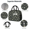 thumbnail image 4 of Lunch Bag Lunch Box for Women Reusable Insulated Lunch Bags,Water-Resistant Gothic Cooler Lunch Tote Bag, Large Capacity for Work Travel Picnic, 4 of 6
