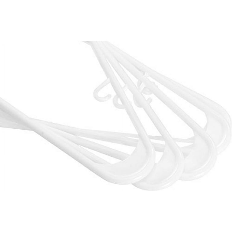 Utopia Home Clothes Hangers 20 Pack - Plastic Hangers Space Saving - Durable Coat Hanger with Shoulder Grooves (White)