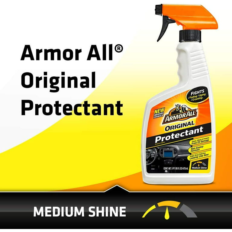  Armor All Original Protectant Spray by Armor All, Car Interior  Cleaner with UV Protection to Fight Cracking & Fading, 4 Oz : Automotive