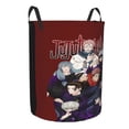 thumbnail image 2 of Jujutsu Anime Kaise Laundry Hamper Circular Laundrys Basket Waterproof Foldable Storage Clothes Bag For Home Bathroom, 2 of 8