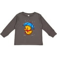 thumbnail image 3 of Inktastic Rainy Ducky Boys or Girls Long Sleeve Toddler T-Shirt, 3 of 5