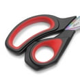 thumbnail image 4 of LIVINGO Heavy Duty Fabric Scissors Titanium, 8.5", Red & Black, 4 of 7