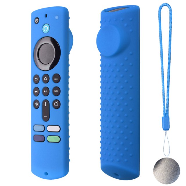 Funda protectora de silicona para Fire TV Stick (3.ª generación con Dolby Vision Dolby-Atmos remoto a prueba de golpes antideslizante Universal
