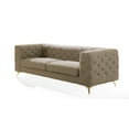 thumbnail image 3 of Chic Home Carlyle Sofa Linen Textured Upholstery Plush Tufted, 3 of 7