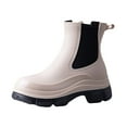 thumbnail image 2 of Short Rain Boots Women Waterproof Fashion Waterproof Chelsea Rainboots Outdoor Garden Shoes Ankle Mud Boots, 2 of 6