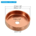 thumbnail image 2 of Tapa de extremo de cobre Uxcell, conexión de tapón de soldadura para tuberías de agua, fontanería, HVAC, sistema de refrigeración de 1.37 pulgadas 5, 2 of 5