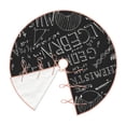 thumbnail image 3 of Kll Black Scientific Christmas Tree Skirt 30",Party Decorations Farmhouse For Christmas Decorations Holiday Party, 3 of 8