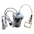 thumbnail image 1 of Kits de ordeñador de vacas para ovejas, bomba de vacío manual para vacas, máquina de ordeño manual portátil para ovejas de 2 l, bomba de vacío, ordeña, 1 of 7
