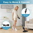 thumbnail image 5 of CONCETTA 10-in-1 Steam Mop 1550W, Detachable Handheld Cleaner with 16FT Cord, 2 Washable Pads, Multi-Purpose for Hardwood, Carpet, Tile, Grout, Windows, Black Grey, 5 of 9