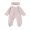 Pink, variant on BemeyourBBs Girl Footies Bodysuit and Headband 2 Pcs Set Checkerboard Long Sleeve Romper