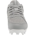 thumbnail image 5 of Under Armour Youth Leadoff Low Rm Jr Molded Baseball Cleat Grey/White Medium 13K 13K Medium US/Grey|White, 5 of 8