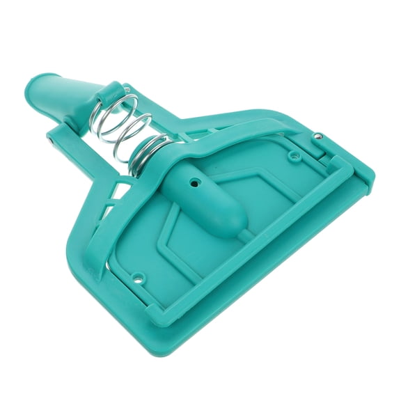 HINTRMENT Detachable Mop Clip Head 1Pcs for in Commercial Cleaning Green Stainless Steel Mop Head