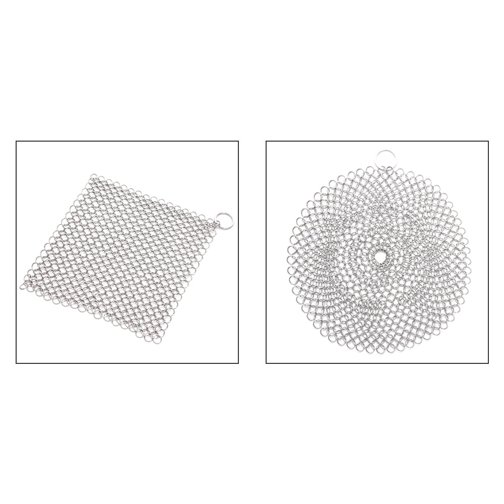 Stainless Steel Kitchen Home Pan Brush Washing Pot Cleaning Scrubber Net A7O0