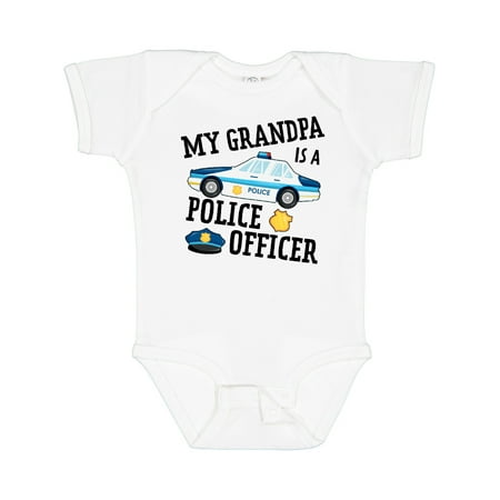 

Inktastic My Grandpa is a Police Officer Gift Baby Boy or Baby Girl Bodysuit
