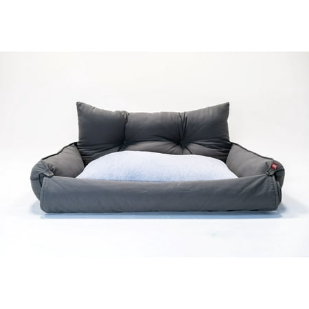 Lucky Dog ® DRIFT Series Convertible Roll Out Bed 30  - Grey