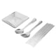 thumbnail image 5 of de cubiertos de utensilios de material acero inoxidable de 16 piezas adecuado para uso de 4 personas, ( + tenedor + palillos + ) kusrkot Utensilios portátiles para acampar, 5 of 8