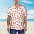 thumbnail image 4 of Goofa Pastry Hawaiian Shirt for Men, Unisex Summer Beach Casual Short Sleeve Button Down Shirts,Aloha Tropical Floral print shirt-Large, 4 of 9