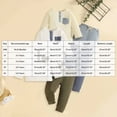 thumbnail image 3 of NOLDARES Toddler Baby Boy Set Clothes Long Sleeve Cute Print Tee Sweatpants Elastic Waist Casual Winter Outfits 2Pcs Size:18-24 M,Blue, 3 of 6