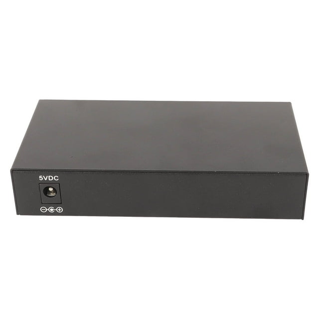 6 Ports SFP Fiber Switch, 10/100/1000M Self Adaptive RJ45 Ports, SFP RJ45 Transceiver, Plug and Play Ethernet Switch