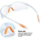thumbnail image 4 of Paquete de 12 gafas de seguridad, gafas de trabajo con lentes transparentes, gafas antivaho, protección para jardín, laboratorio, química bv8HzJQeO, 4 of 5
