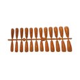 thumbnail image 2 of Jumpingount Presione uñas postizas removibles parche de manicura artificial decoraciones pulido profesional niña herramientas de belleza hogar Arte de uñas Naranja, 2 of 6