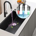 thumbnail image 3 of Led Sink Light, Water, Temperature Indicator Faucet, Kitchen Faucet Led, Bathroom Water Temperature Sensor Controlled Faucet Head For Sink Colorchanging Water Stream Adapter Tap Light For Kids, 3 of 5
