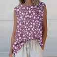 thumbnail image 2 of Hauts à Enfiler pour Femmes Printemps Automne Vêtements 2025 Manches Longues Chemises Tendance Col Rond Ample Festival Hauts Mode Décontractée Imprimé Col Rond Sans Manches T-shirt Débardeur Grande Taille pour Femmes Été, 2 of 5