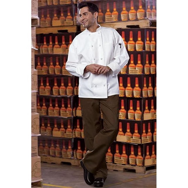 Uncommon Threads 4102-0208 Pantalon Cargo Grunge de Chef Marron - 4XLarge