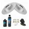 thumbnail image 2 of TRQ Rear Premium Ceramic Brake Pad & Coated Rotor Kit w/Chemicals for Mazda 6 BKA24773, 2 of 6