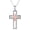 01-Violin, variant on Cross Necklace 925 Sterling Silver Music Necklace for Women Music Lovers Cross Jewelry Birthday Christmas Gift