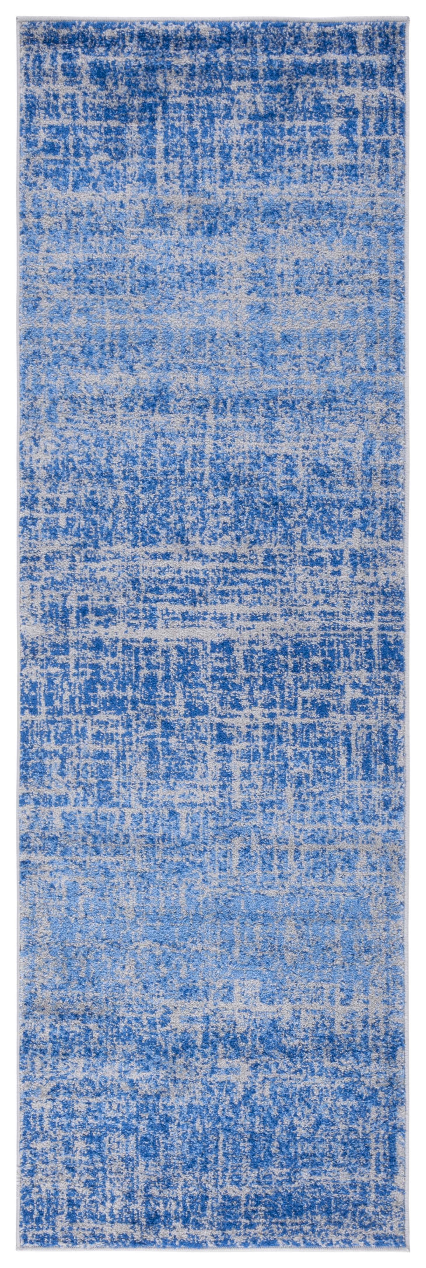 Safavieh Adirondack Kiersten Abstract Runner Rug, Blue/Silver, 2'6" x 10'
