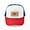 Red/Blue/White, variant on - 1960 Pony Express - Adjustable Unisex Printed Trucker Hat with Mesh Back