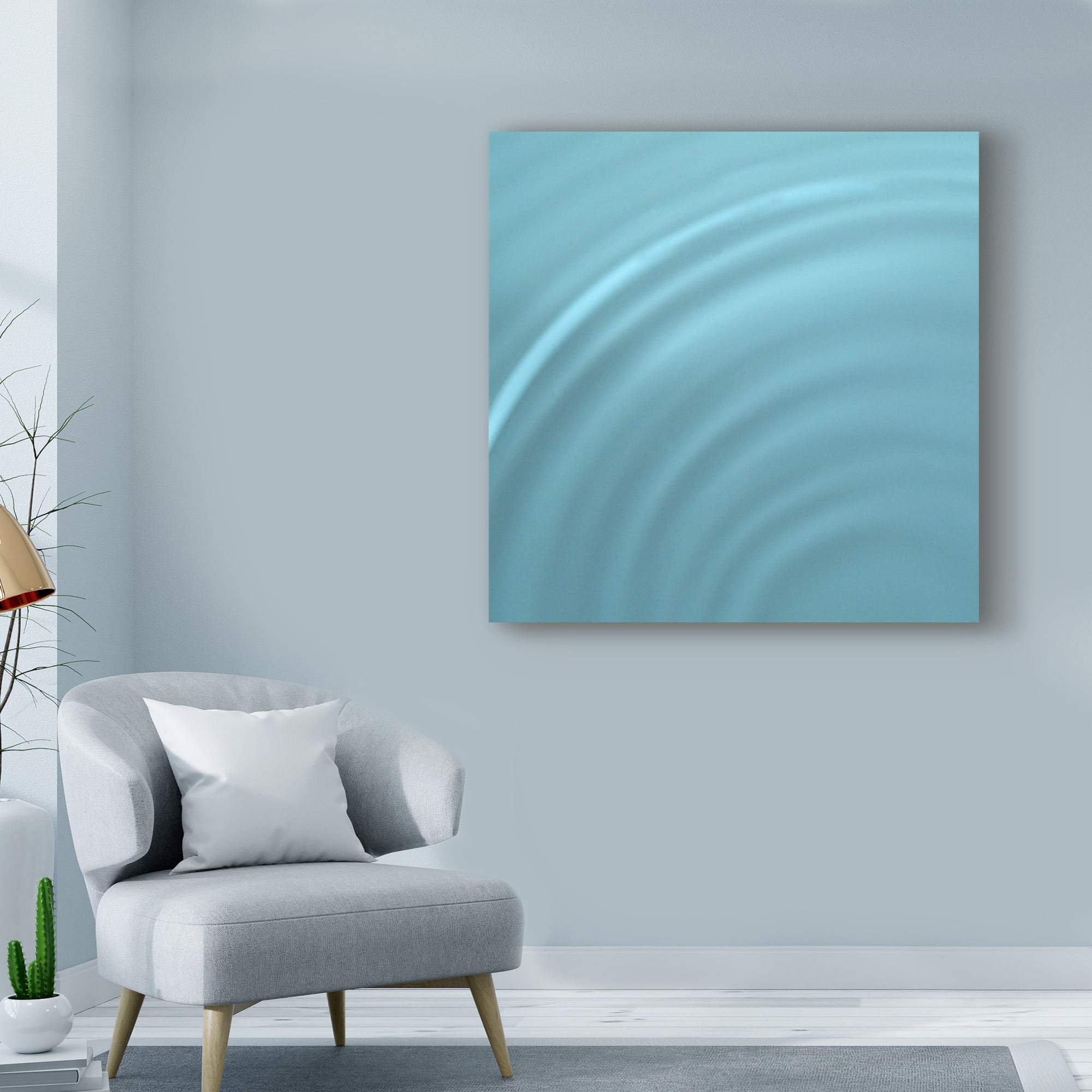 Trademark Fine Art 'Blue Ripple Water' Canvas Art by Tom Quartermaine