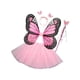 thumbnail image 4 of Conjunto de disfraz de hada para niñas, decoración de ropa, alas de mariposa para Halloween y carnaval. Falda de lentejuelas, 4 of 9