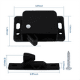 thumbnail image 3 of TOP! RV Drawer Latch Cabinet Door Latches and Catches Rv Locks with Mounting Screws for RVs, Campers, Set of 8, 3 of 4