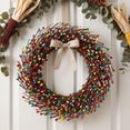 thumbnail image 4 of Miwamany Flexible Artificial Fall Berry Stem Picks, Bendable Wire Faux Berry Branch Ornament for Vase Centerpiece Wreath Mantel Thanksgiving Halloween Farmhouse Home Decor, 4 of 6