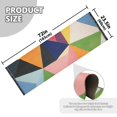 thumbnail image 5 of Yayeee Runner Rug for Bedroom 2'x6' Machine Washable Hallway Non Slip Mat, Minimalist Triangles, 5 of 8