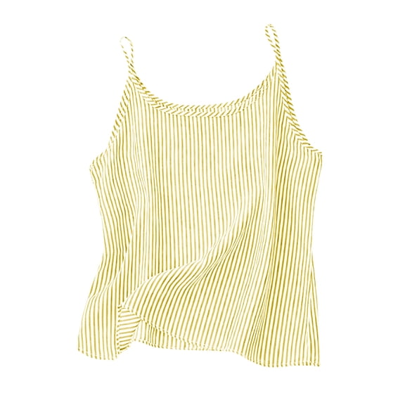 Womens Cotton Linen Tank Top Sleeveless Plaid Casual Beach Vacation Shirts Summer Lightweight Breathable T Shirt Fashion Loose Cami Blouse