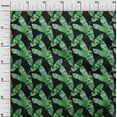 thumbnail image 3 of oneOone Viscose Chiffon Pear Green Fabric Leaves Fabric For Sewing Printed Craft Fabric By The Yard 42 Inch Wide-aA, 3 of 5