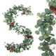 thumbnail image 1 of Decoración de Interiores, Enredaderas Falsas, Simulación Navideña, Plantas Verdes, Enredaderas Artificiales de Agujas de Pino Navideñas, Enredaderas Decorativas de 70,8 Pulgadas, 1 of 5