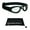 Clear, variant on Motorcycle Riding Safety Goggles Skiing Biking Smaller Kids Youth Smoke Lens