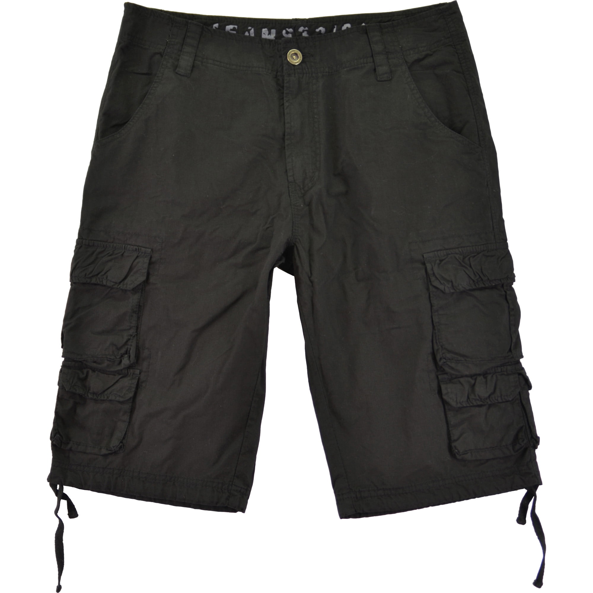 Mens Military Cargo Shorts 818s-Black Size 38 - Walmart.com