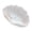 White, variant on NANMELX Stylish Shell Soap Holder Smooth Ceramic Construction Slanted Drying Rack