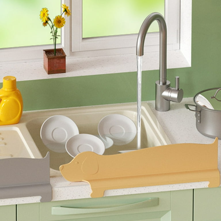 Asdomo Silicone Splash Guard ,Sink Backsplash Protector For Kitchen,  Bathroom 