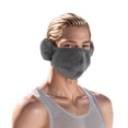 thumbnail image 6 of Unique Bargains 1 Pc Two-in-one Face Mask Windproof Balaclava for Cycling Dark Gray, 6 of 6